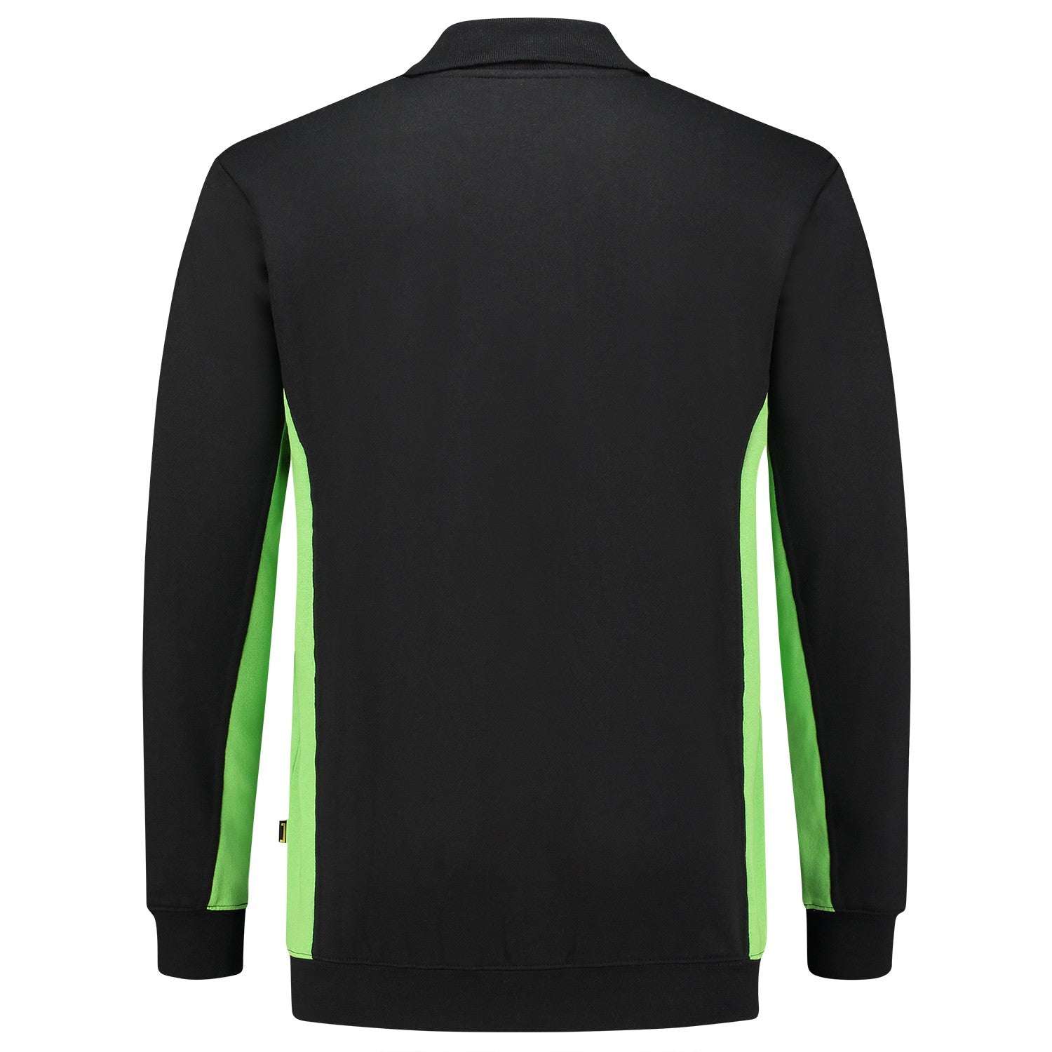 Tricorp 302003 Polosweater Bicolor Zwart/Lime