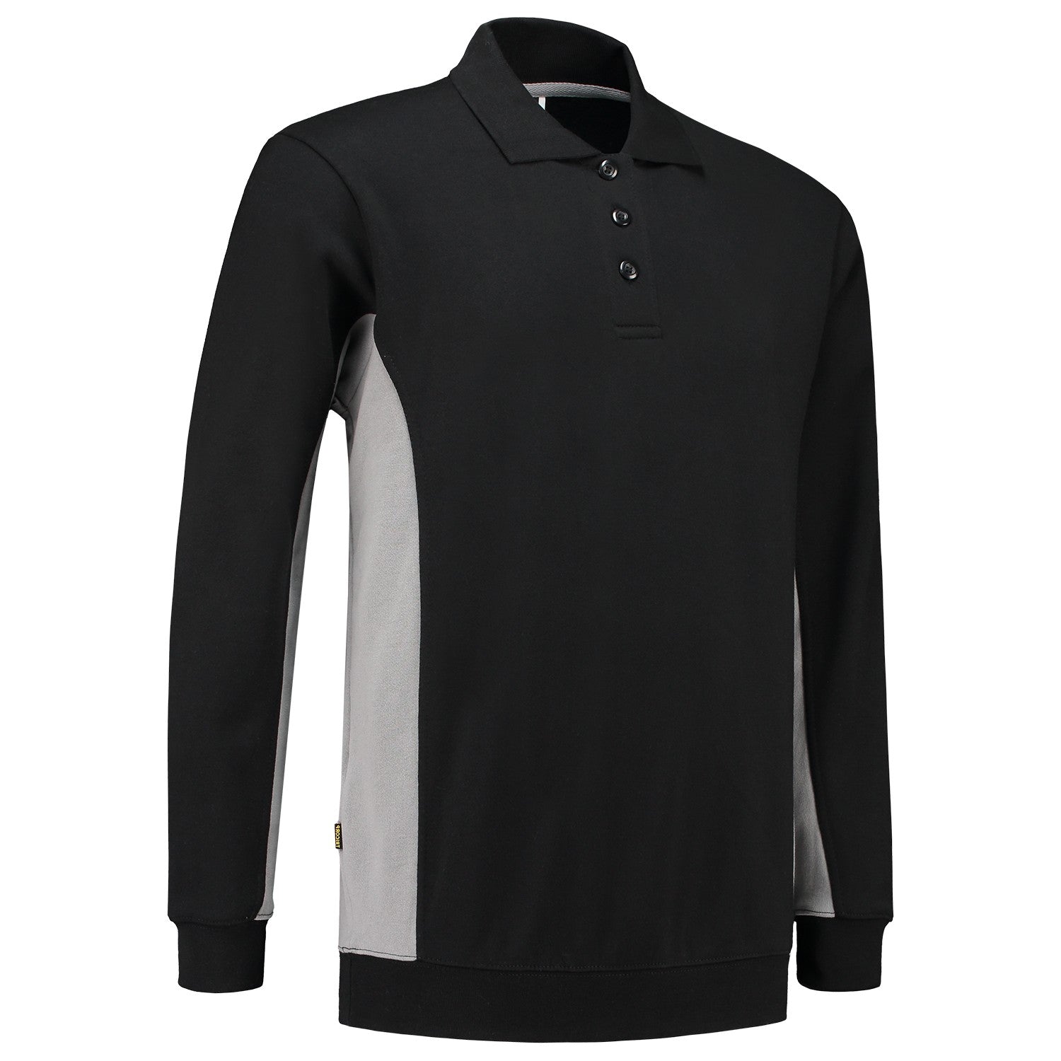 Tricorp 302003 Polosweater Bicolor Zwart/Grijs