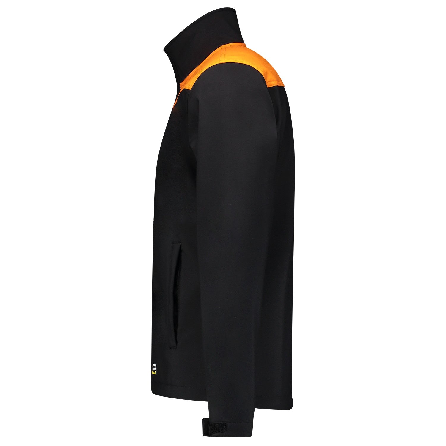Tricorp Jas 402021 Softshell Bicolor Naden Zwart/Oranje