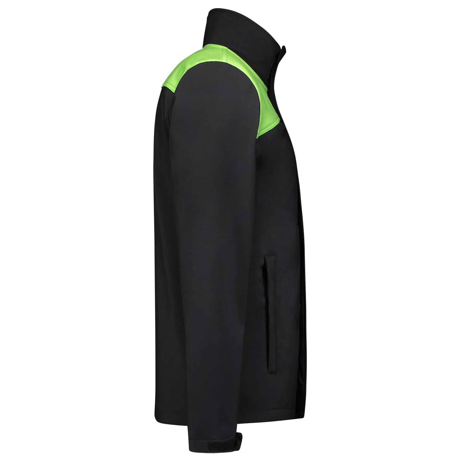 Tricorp Jas 402021 Softshell Bicolor Naden Zwart/Lime