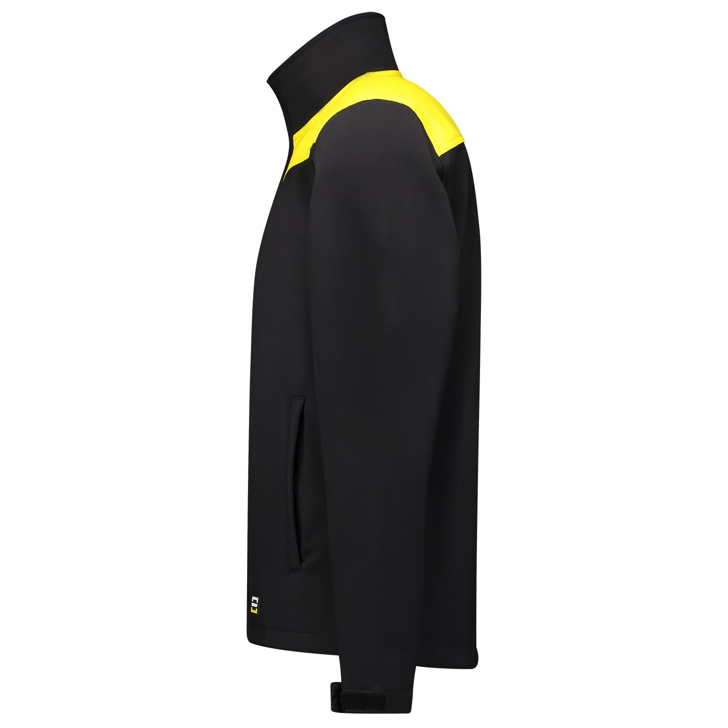 Tricorp Jas 402021 Softshell Bicolor Naden Zwart/Geel