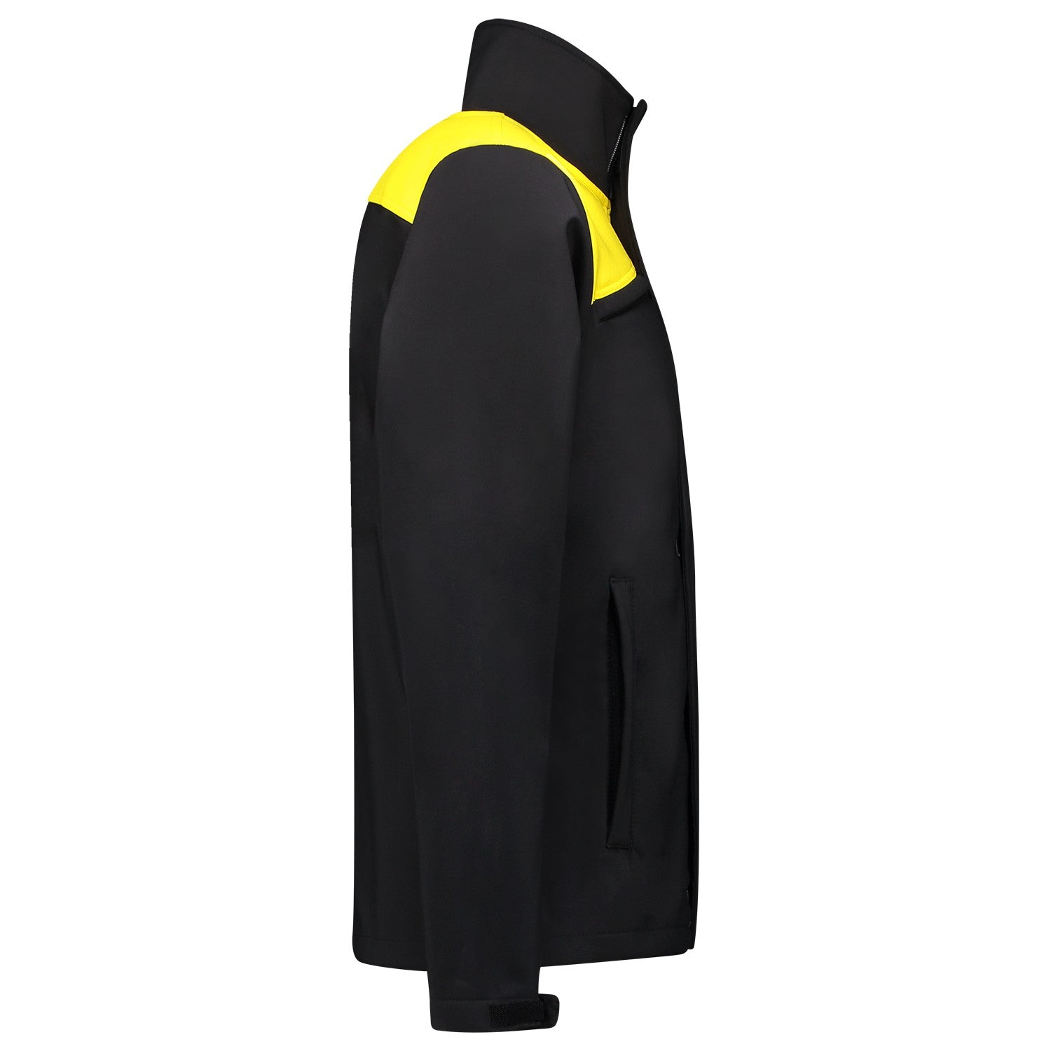 Tricorp Jas 402021 Softshell Bicolor Naden Zwart/Geel