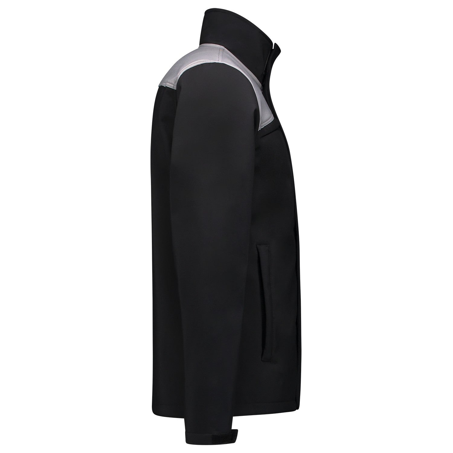 Tricorp Jas 402021 Softshell Bicolor Naden Zwart/Grijs