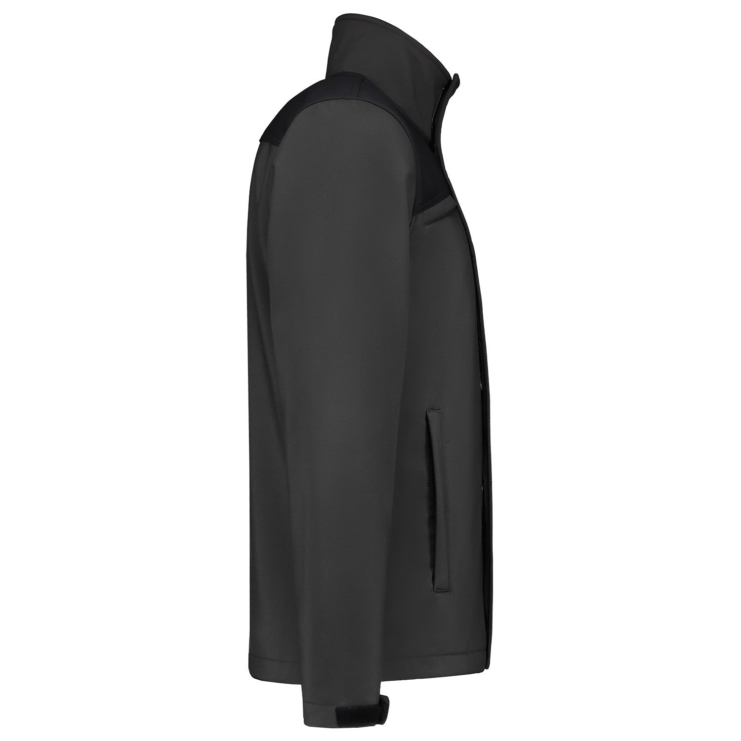 Tricorp Jas 402021 Softshell Bicolor Naden Donkergrijs/Zwart