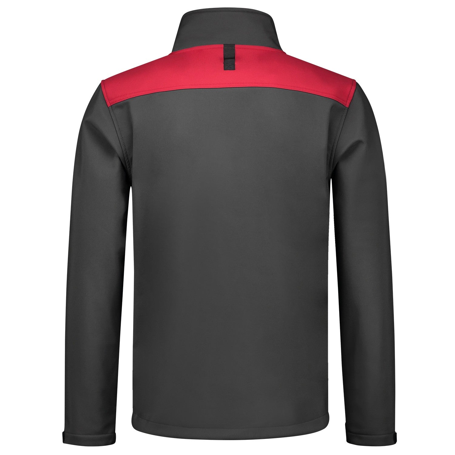 Tricorp Jas 402021 Softshell Bicolor Naden Donkergrijs/Rood