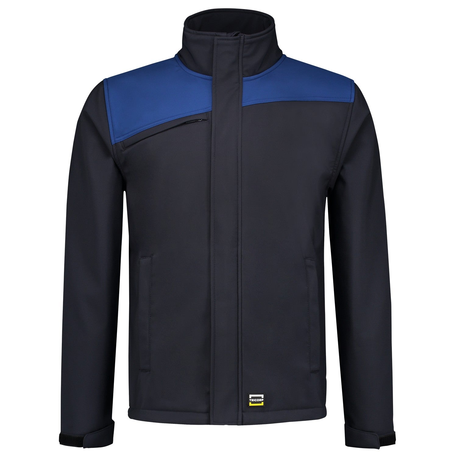 Tricorp Jas 402021 Softshell Bicolor Naden Marine/Royalblue