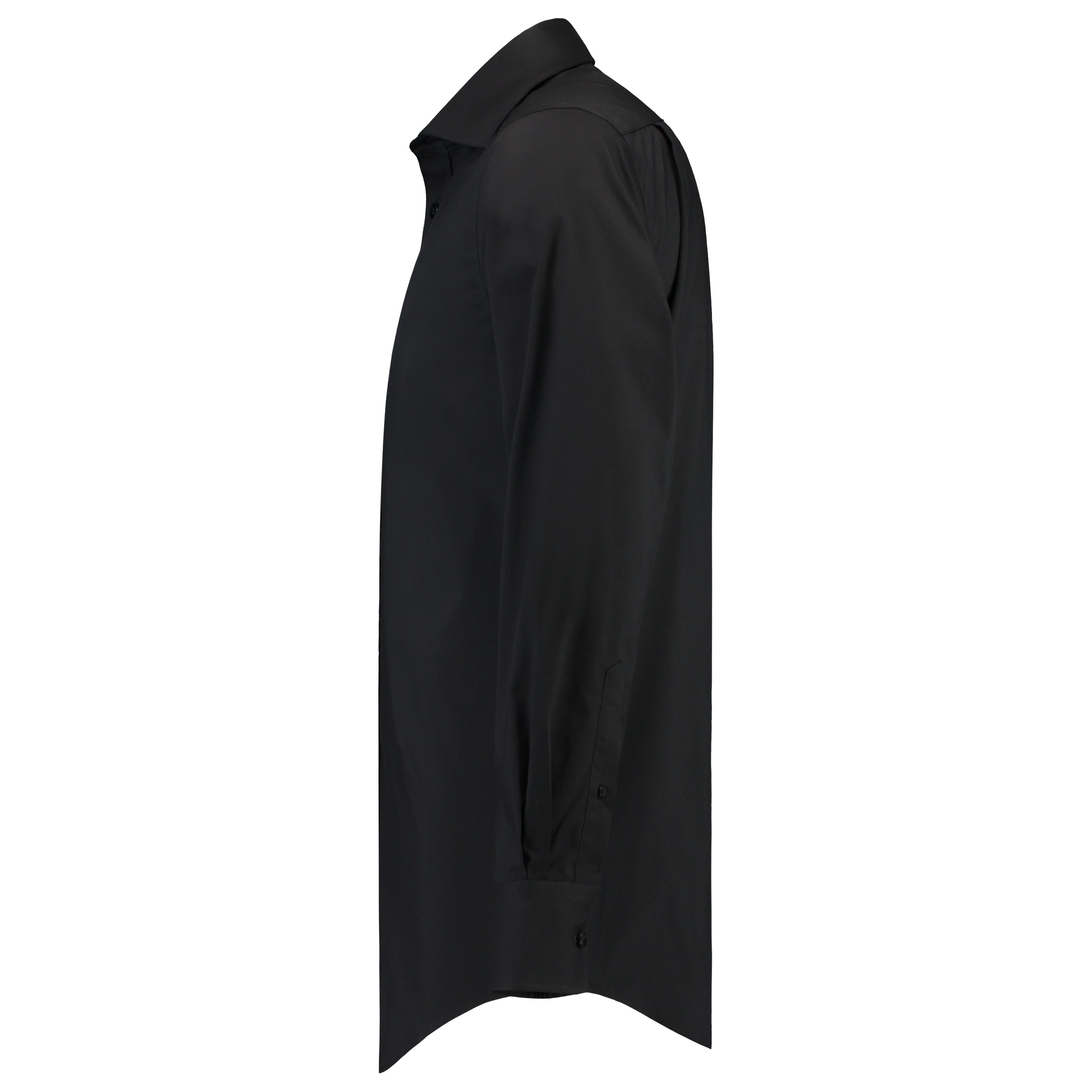 Tricorp 705008 Overhemd Stretch Slim Fit Zwart (Mouwlengte 5)