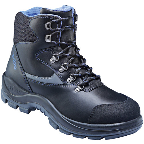 Atlas Schoen Big Size 735 Hoog S3 Zwart/Blauw
