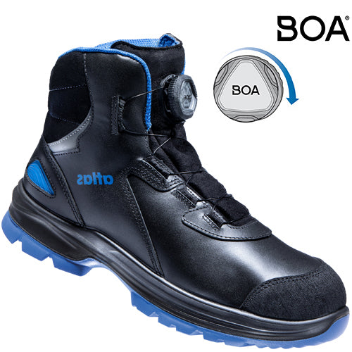 Atlas Schoen SL 9845 XP 2.0 BOA Hoog S3 W12 Zwart/Blauw