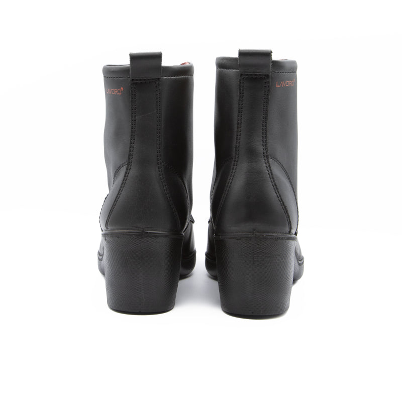 Lavoro Lucy S3 1021.10 dames booty veter Zwart