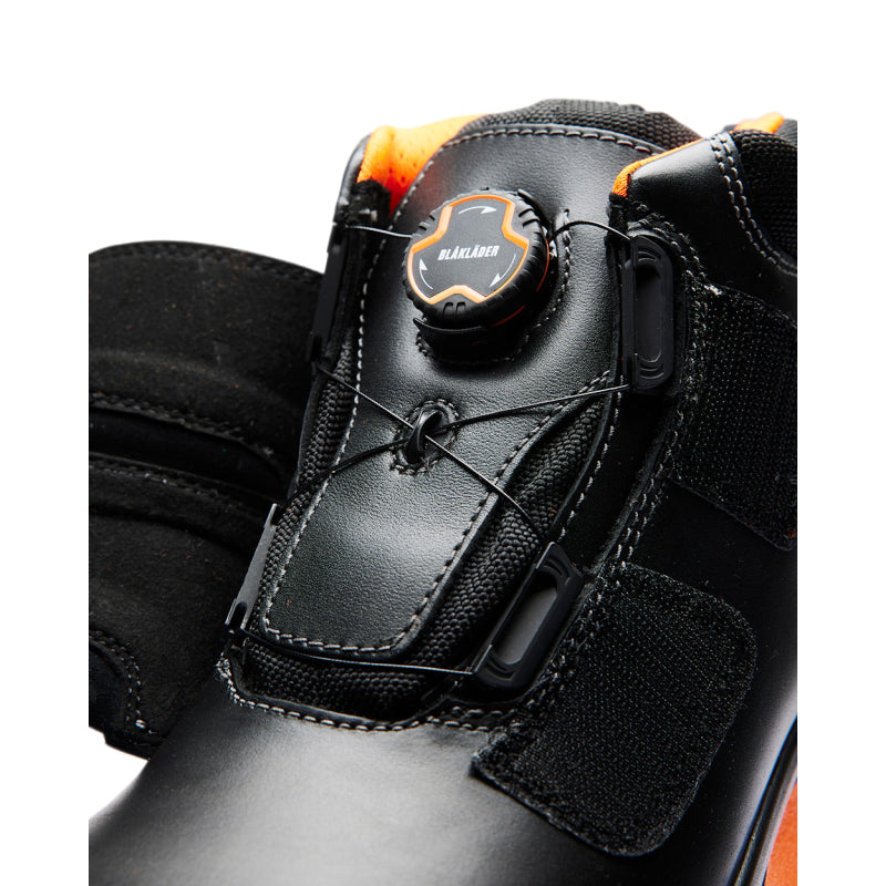 Blaklader Asfaltschoen Elite 2459 S2 P Hoog Zwart/Oranje