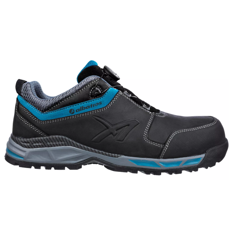 Albatros Tofane Zwart QL Laag S3 HRO SRC 648510 Zwart/Blauw