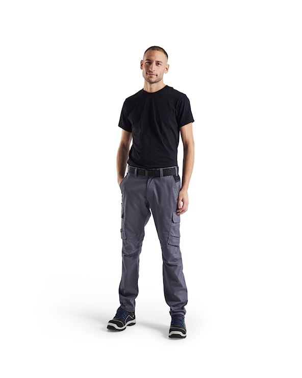 Blåkläder Industrie werkbroek stretch 14441832 Medium Grijs/Zwart Medium Grijs/Zwart