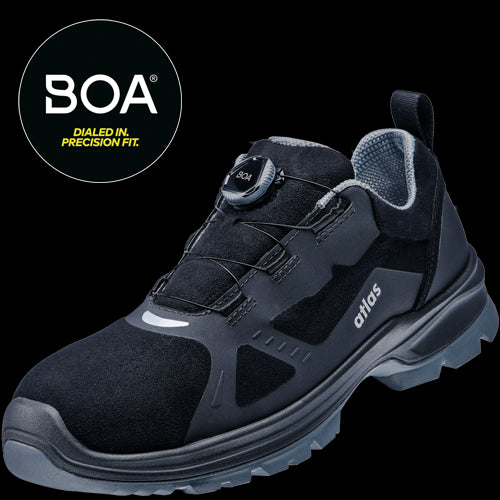 Atlas Schoen Flash 6405 BOA XP S3 Zwart/Grijs