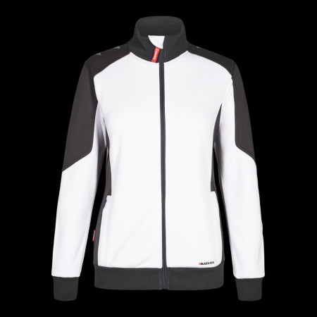 Engel 8825-233 Dames Sweat Cardigan Wit/Antraciet 379