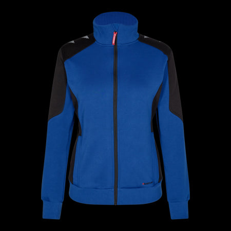 Engel 8825-233 Dames Sweat Cardigan Blauw/Zwart 73720