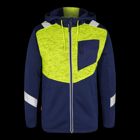 Engel 8870-256 Gebreide Cardigan Blauwe Inkt/Geel 16538