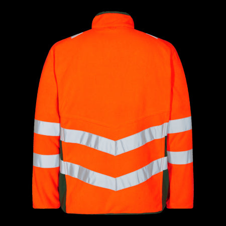 Engel Safety Fleecejack 1192-236 Oranje/Groen 101