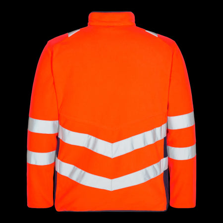 Engel Safety Fleecejack 1192-236 Oranje/Inktblauw 10165