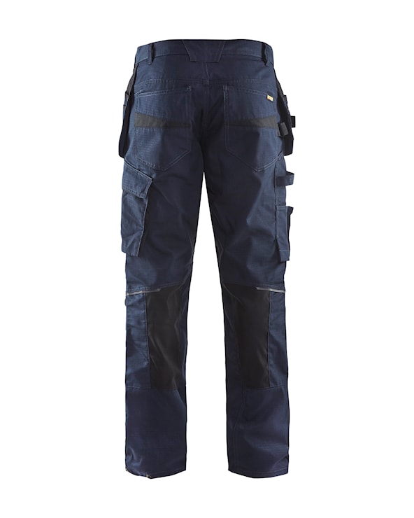 Blåkläder Service werkbroek met stretch en spijkerzakken 14961330 Donker marineblauw/Zwart Donker marineblauw/Zwart