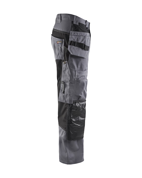 Blåkläder Vloerleggersbroek 15051860 Grijs/Zwart Grijs/Zwart