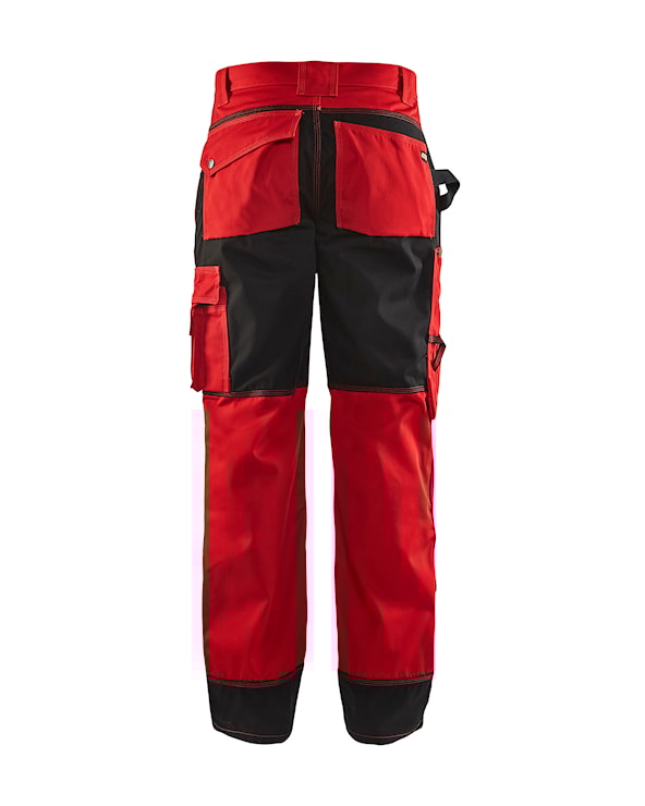 Blåkläder Werkbroek zonder spijkerzakken 15231860 Rood/Zwart Rood/Zwart