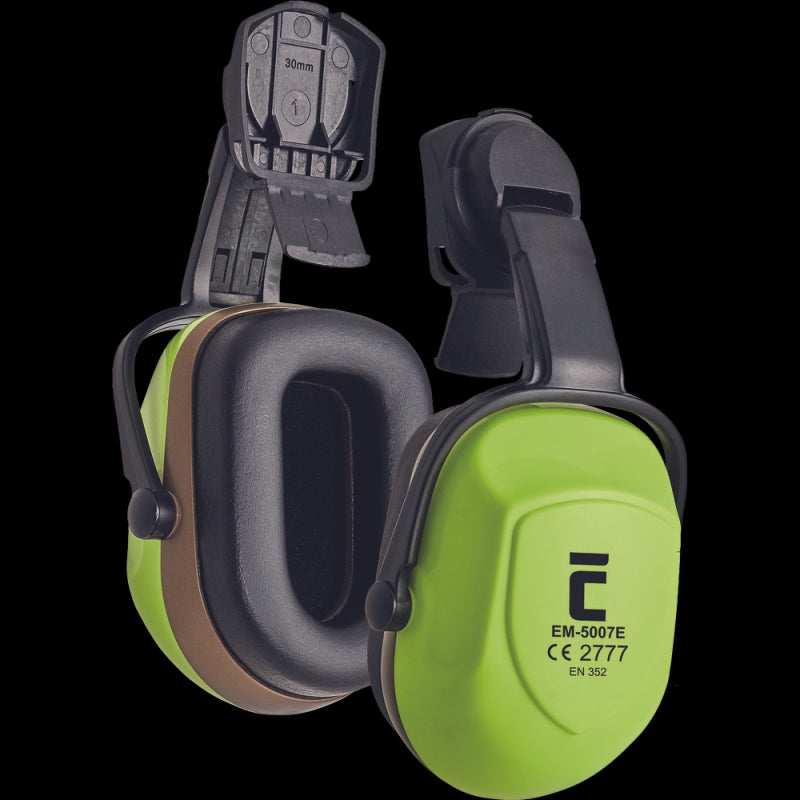 Cerva Ciron Helmet earmuff Hi-Vis Geel