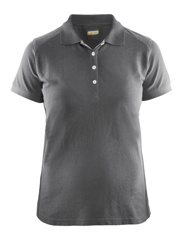 Blåkläder Dames poloshirt piqué 33901050 Grijs Grijs