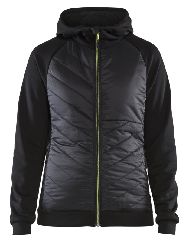 Blåkläder Dames hybride sweater 34642526 Zwart/High-Vis Geel Zwart/High-Vis Geel