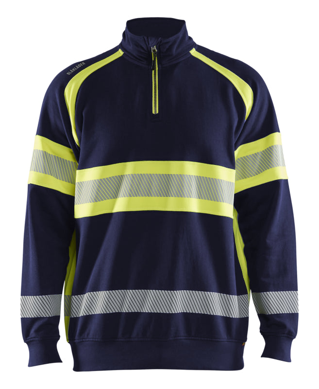 Blåkläder High-Vis Sweater 35531158 Marine/High-Vis Geel Marine/High-Vis Geel