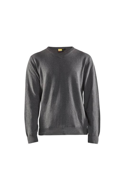 Blåkläder Gebreide pullover 35902122 Zwart Mêlee Zwart Mêlee