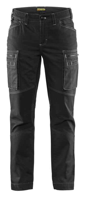 Blåkläder Dames Service werkbroek stretch 71591142 Zwart Zwart