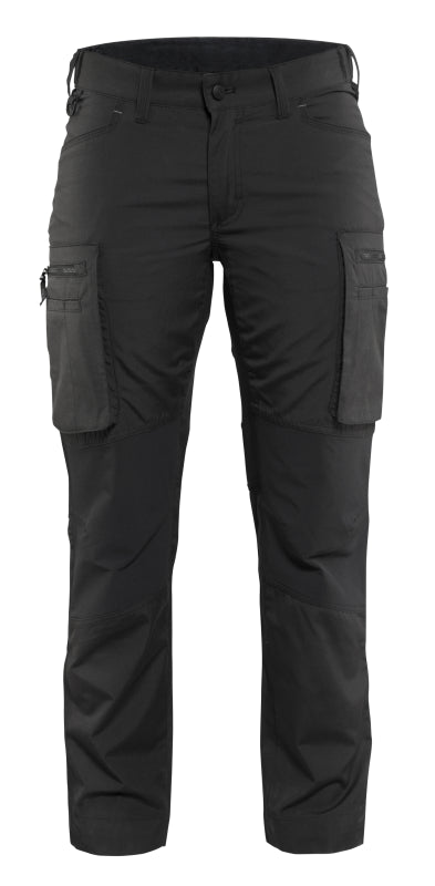 Blåkläder Dames Service werkbroek Stretch 71591845 Zwart Zwart