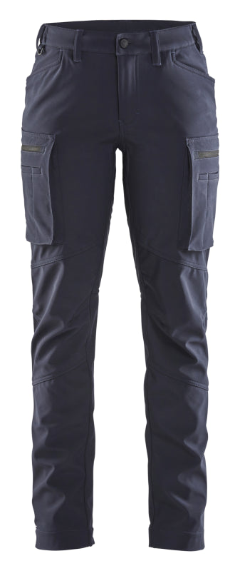 Blåkläder Dames softshell service winterwerkbroek 71772513 Donker marineblauw Donker marineblauw