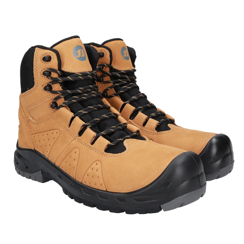 Bata Eagle Lax Halfhoog S3 SRC Bruin