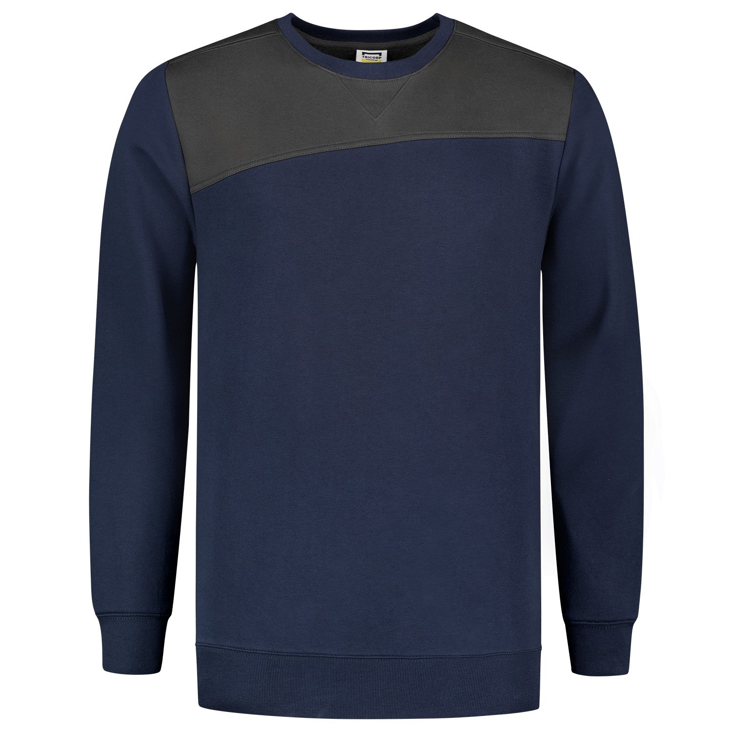 Tricorp 302013 Bicolor Sweater Naden Inkt/Donkergrijs