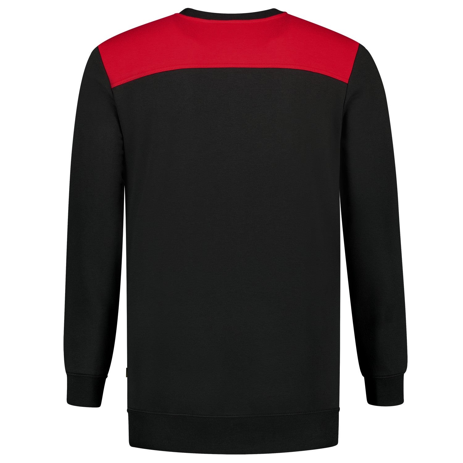 Tricorp 302013 Bicolor Sweater Naden Zwart/Rood