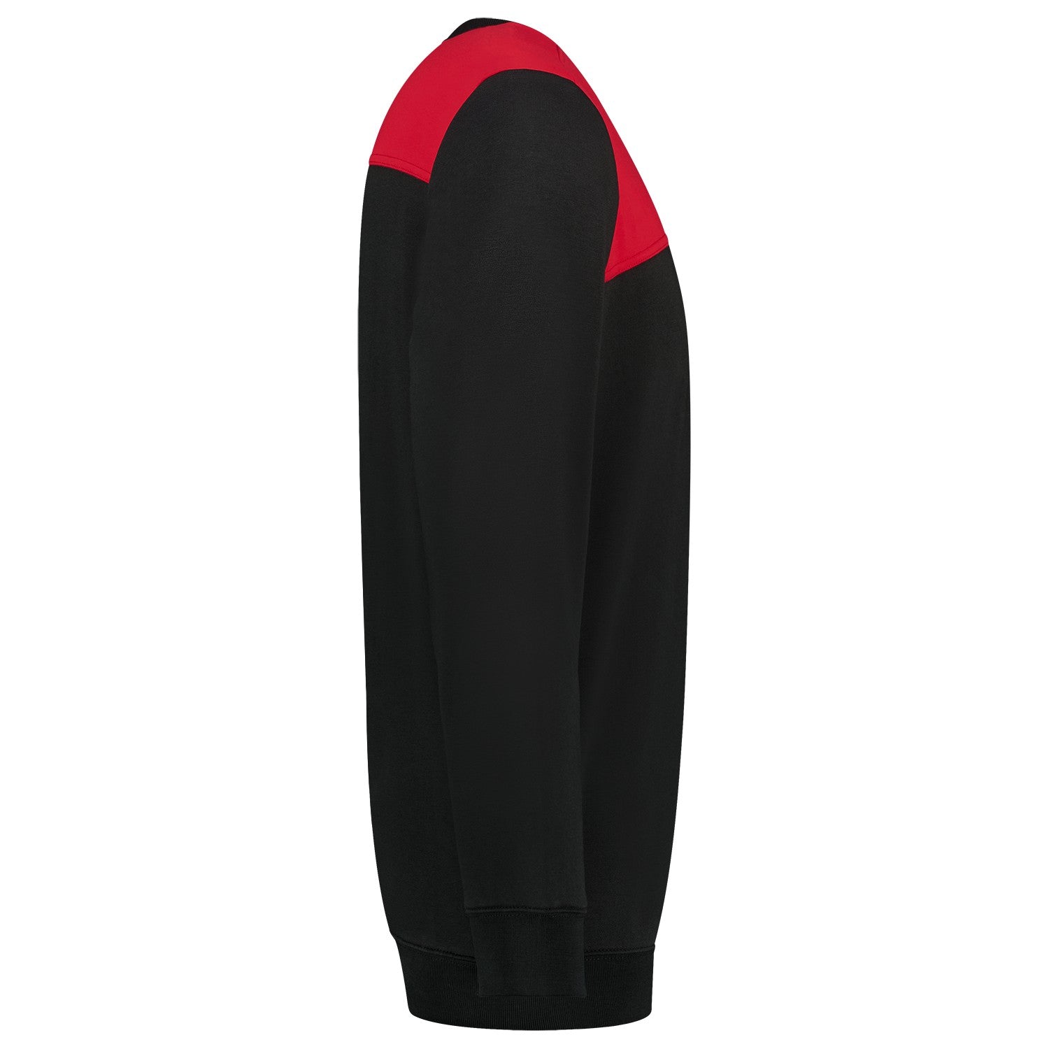 Tricorp 302013 Bicolor Sweater Naden Zwart/Rood