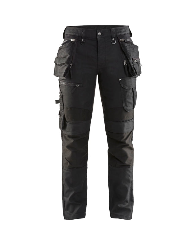 Blåkläder Werkbroek Denim Stretch X1900 19901141 Zwart/Zwart