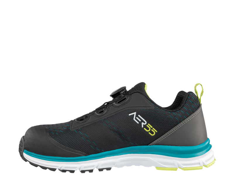 Albatros AER55 Impulse Zwart/Blauw QL Laag S1P 647502 Zwart/Blauw