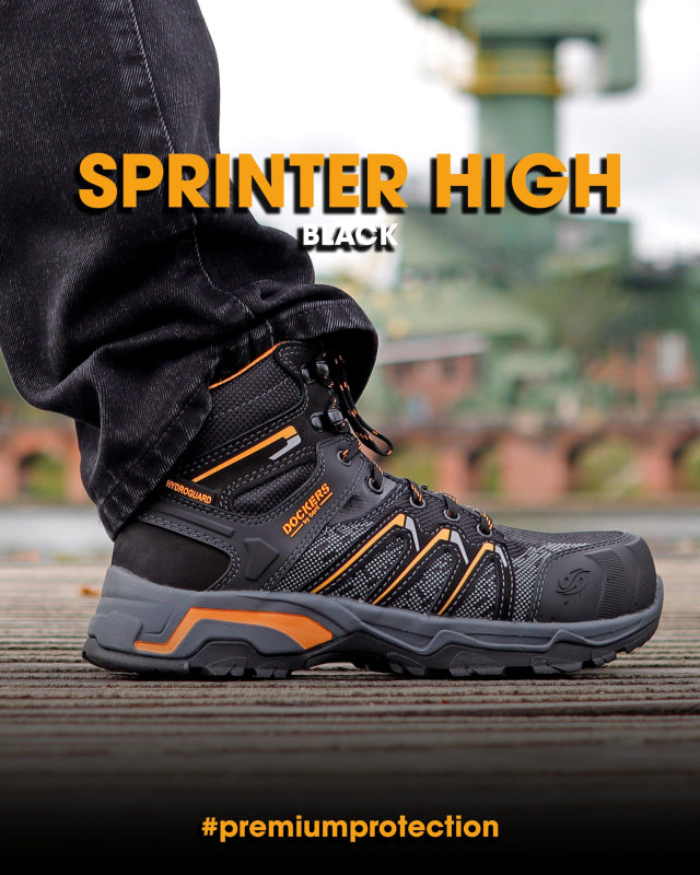 Dockers Sprinter Hoog D0004 S3 Zwart