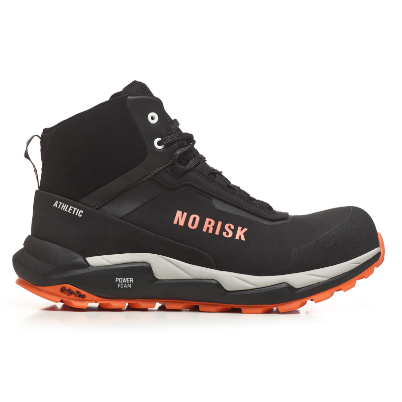 No Risk Athletic Mid STX Orange 1019.15 S7L Zwart/Oranje
