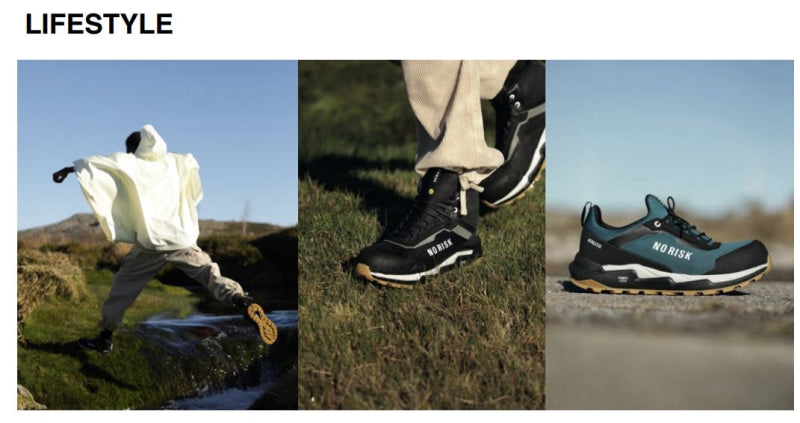 No Risk Athletic Low Blue 1219.01 S3L Blauw/Zwart