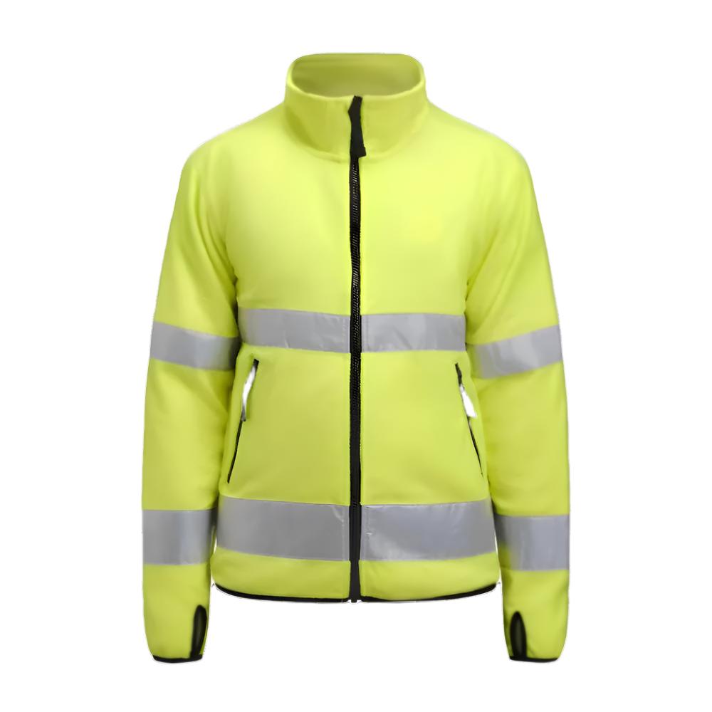 Jobman 5502 Hi-Vis Fleece Jacket 65550275 Geel