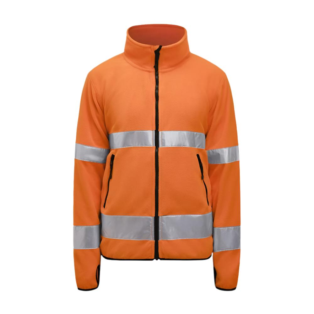 Jobman 5502 Hi-Vis Fleece Jacket 65550275 Oranje