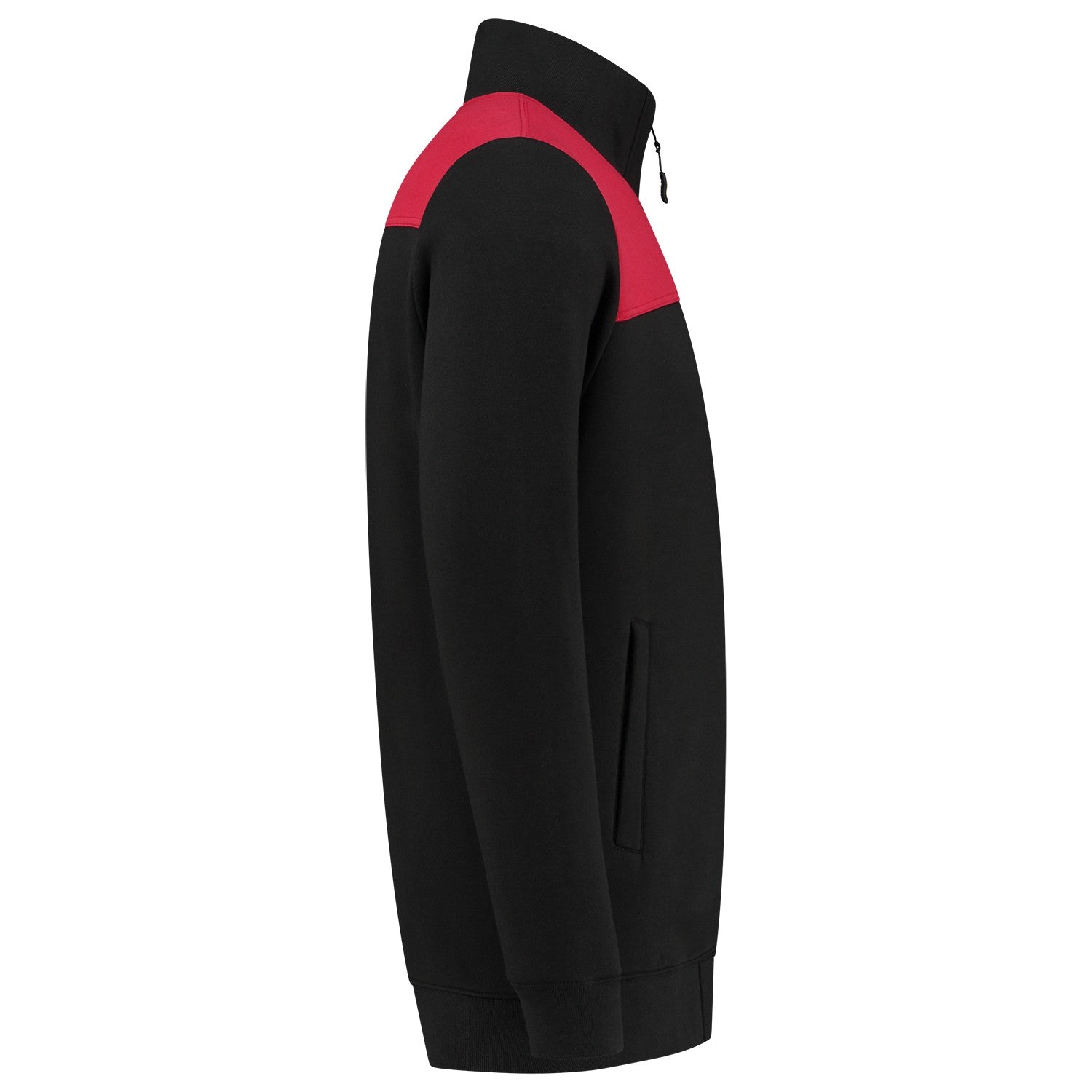 Tricorp 302014 Sweatvest Bicolor Zwart/Rood