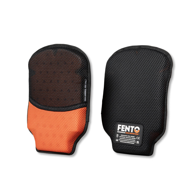 Fento Kniebeschermer Pocket 033 (NIEUW) Zwart/Oranje
