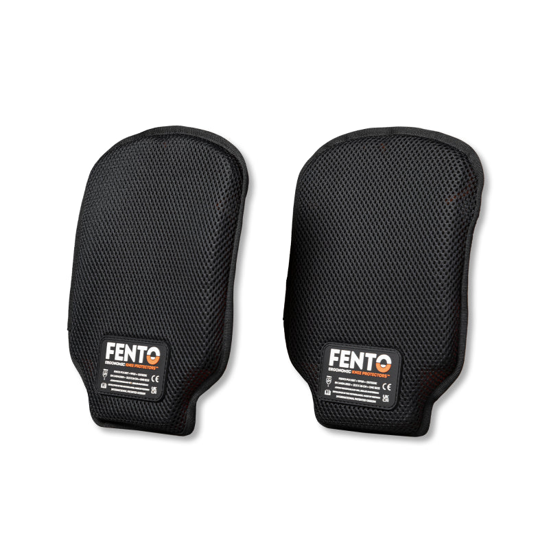 Fento Kniebeschermer Pocket 033 (NIEUW) Zwart/Oranje