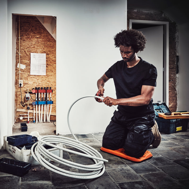 Fento Kniebeschermer Board 085 (NIEUW) Oranje/Zwart