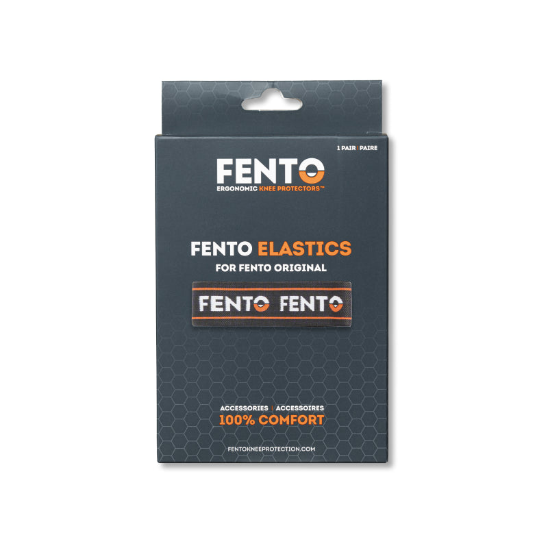 Fento Kniebeschermer Set Elastieken Original 053 (NIEUW) Zwart